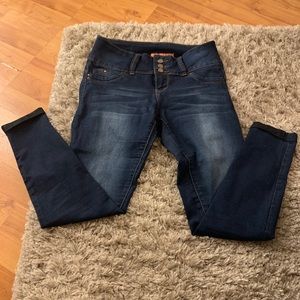 YMI ankle length cuffed jeans